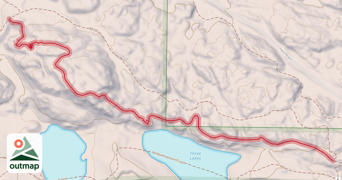 Map of Pine Knob