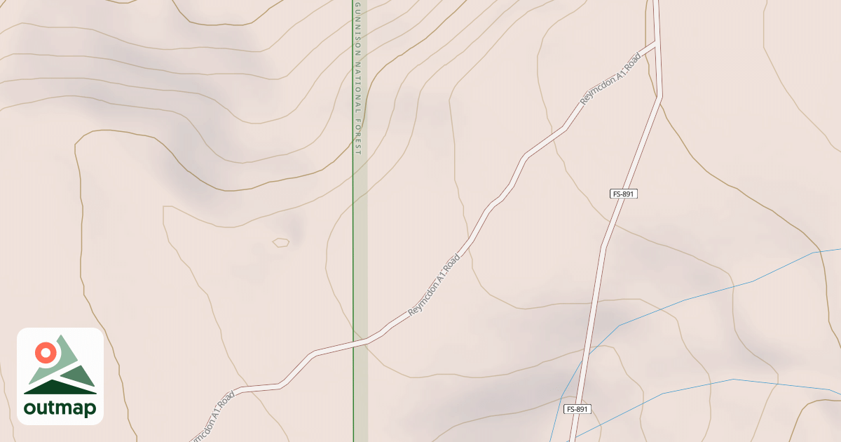 Map of Mcdonald Mesa