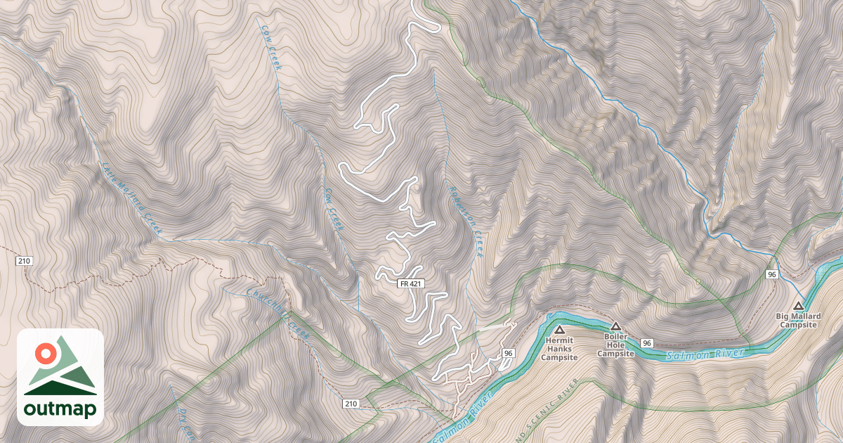 Map of BIG MALLARD CR