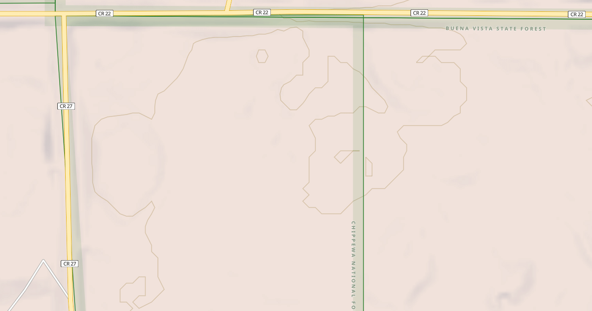 Map preview of TURTLE RIVER LAKE ROAD SPUR A