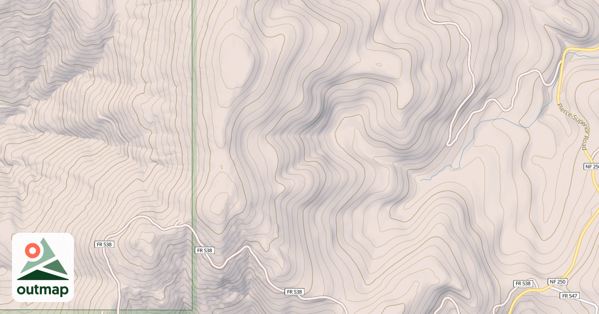Map of FRENCH MOUNTAIN B