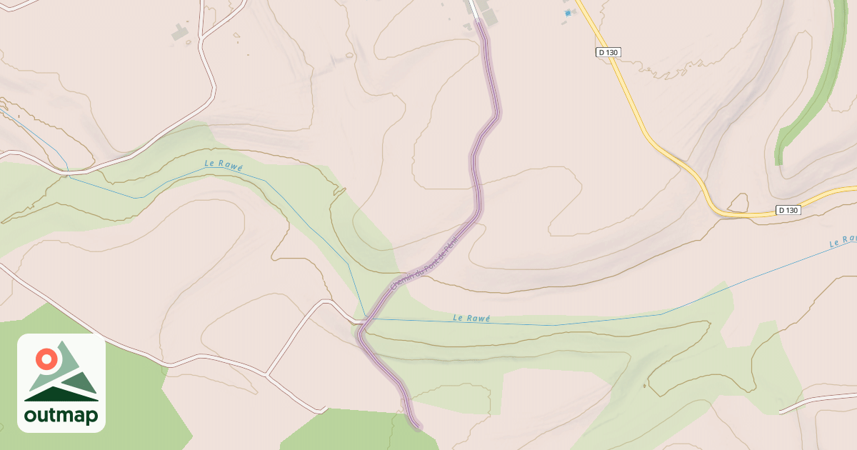 Map of Chemin du Pont de Pénil