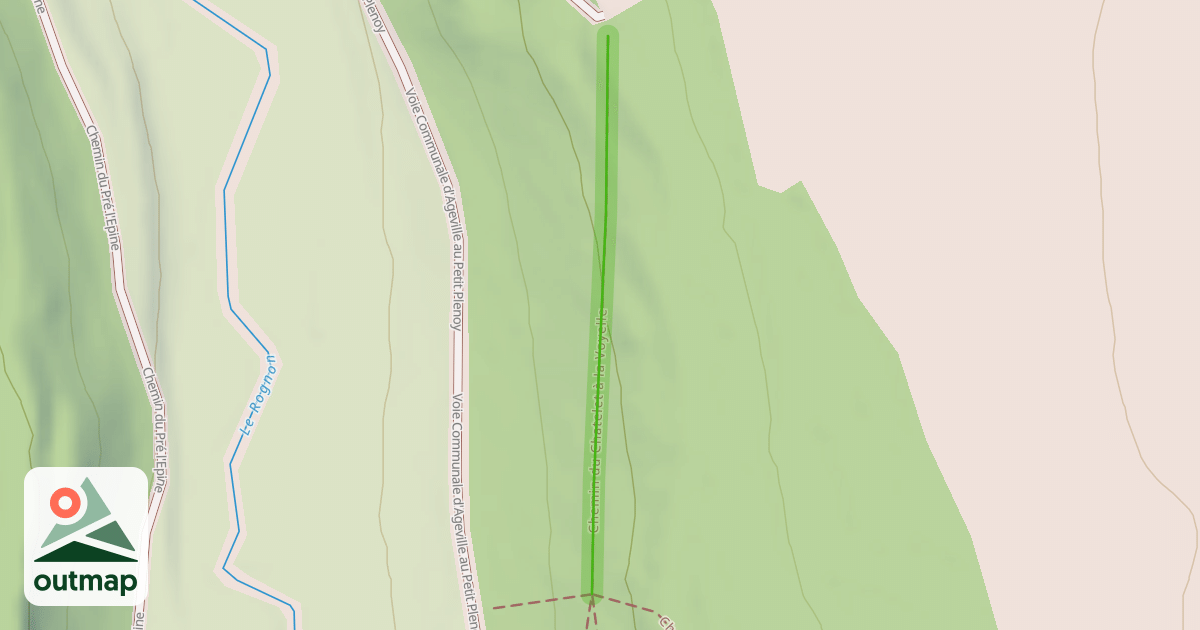 Map of Chemin du Chatelet à la Voyelle