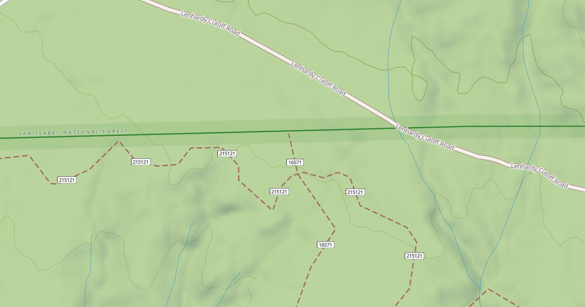 Map preview of Blm T6038