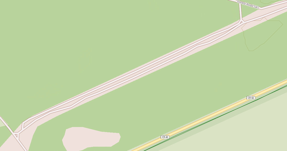 Map preview of USFS National Forest System Roads {35DC51FF-CC9F-4579-9BC7-1A8C0133A20D}