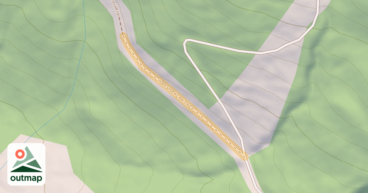 Map of Howe Sound Crest Trail