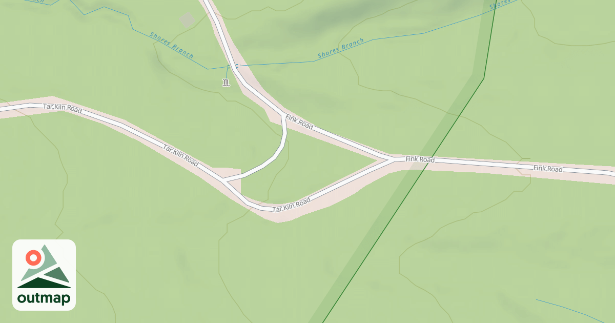 Map of Rothrock State Forest Trough Creek Snowmobile Trails