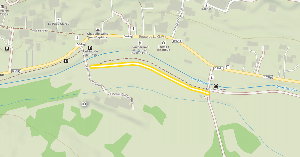 Map preview of Les Iscles -Ville Basse / Fortville