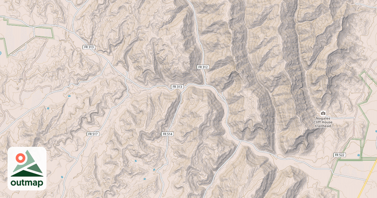 Map of LLEGUAS
