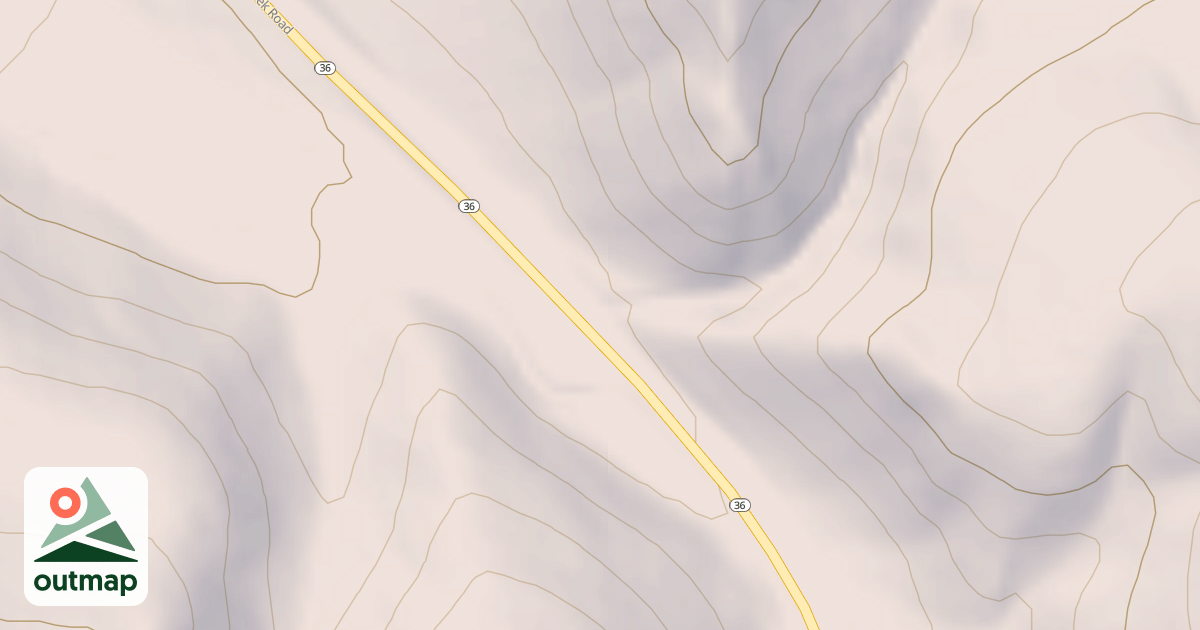 Map of Deep Creek To Ruben Hollow