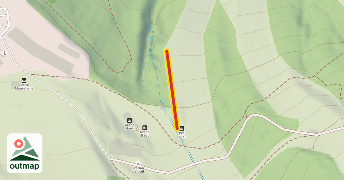 Map of Le Pré Lynx