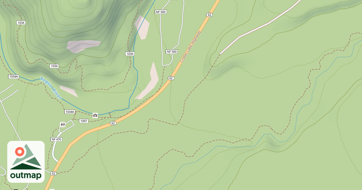 Map of Union Creek (North) Ohv