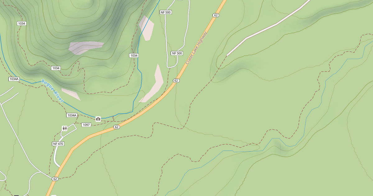 Map preview of Union Creek (North) Ohv