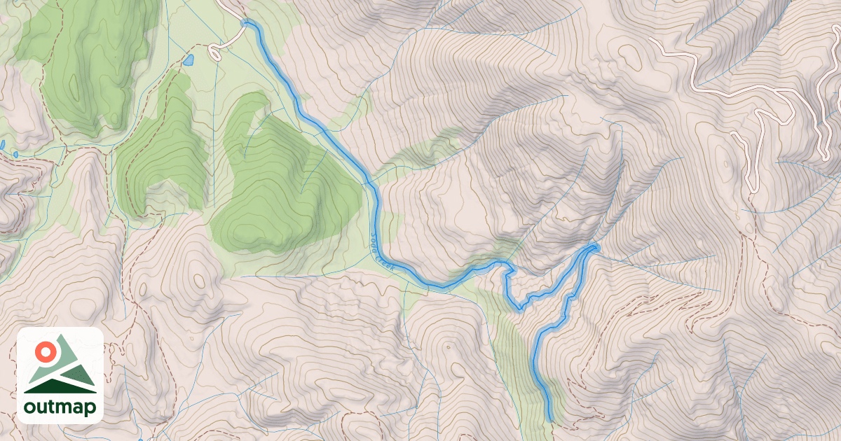Map of Red Trail