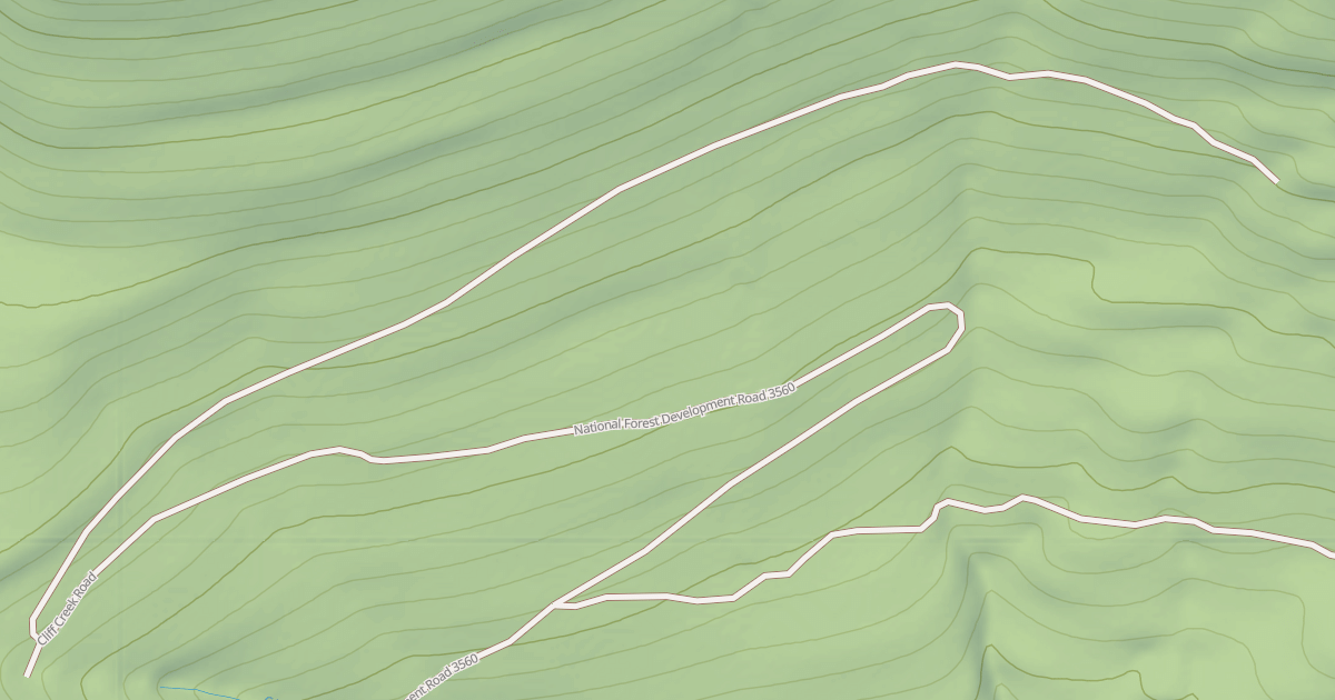 Map preview of CLIFF CREEK G