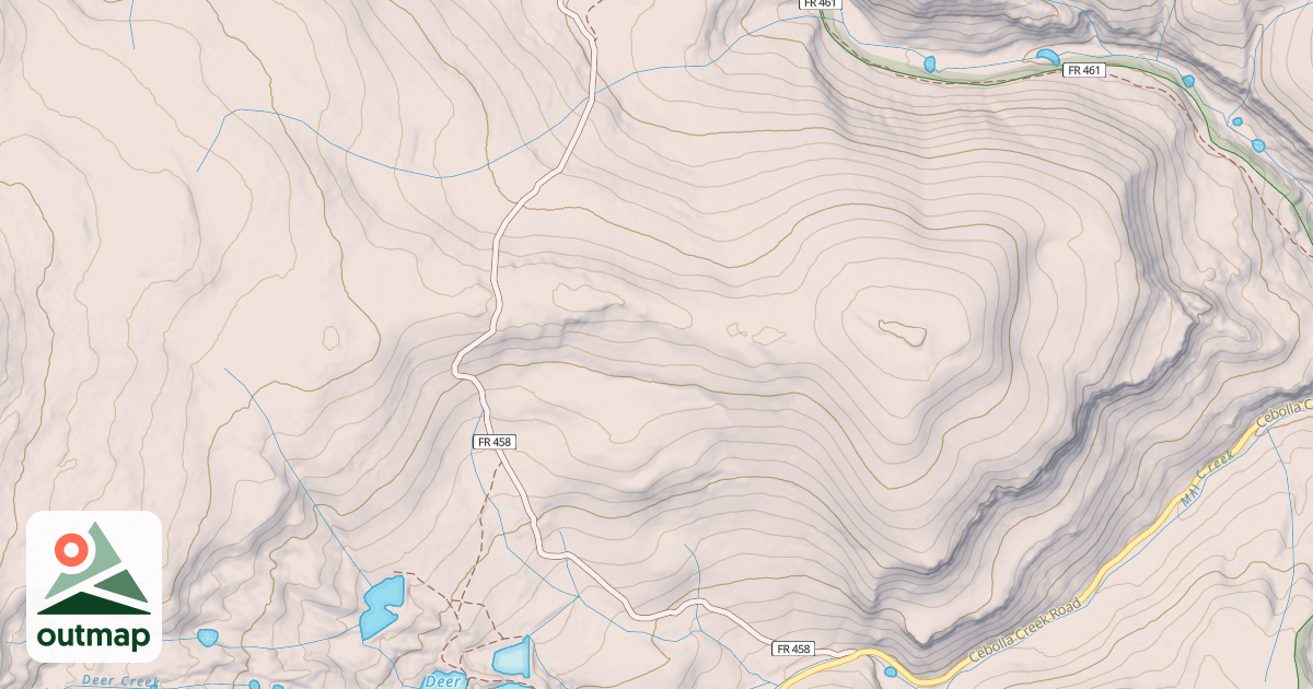 Map of Calf Creek Plateau