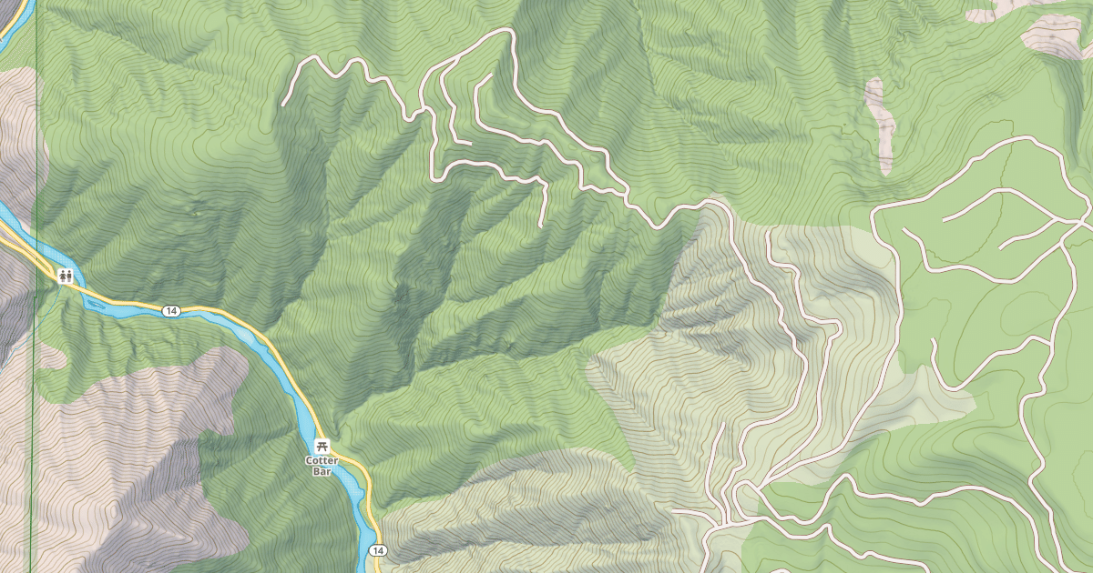 Map preview of EARTHQUAKE RIDGE