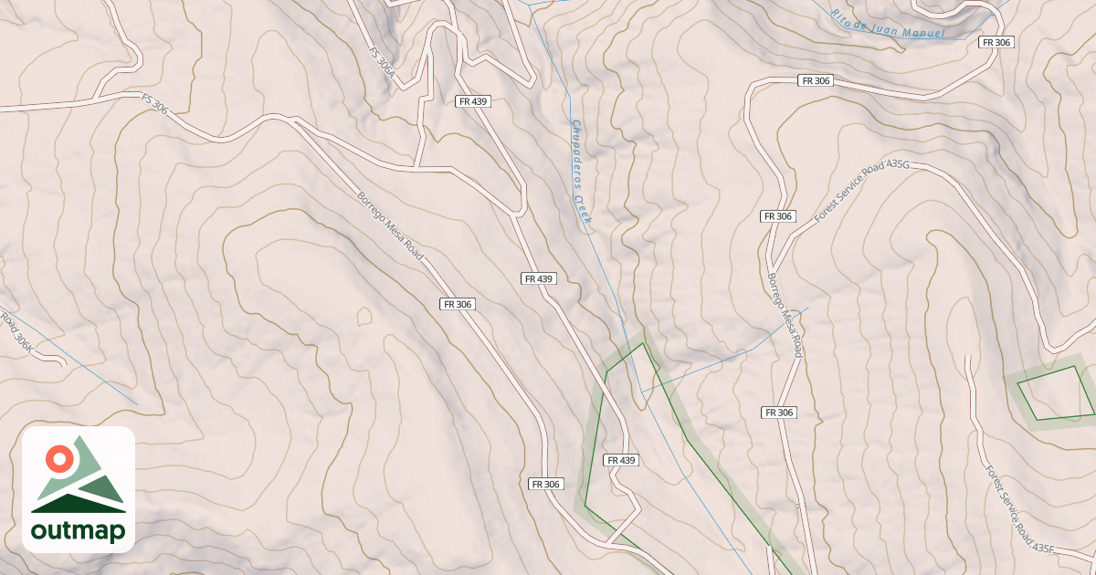 Map of USFS Motor Vehicle Use Map Roads {D485986E-016E-4DEB-A3C5-35CCEAB48AEB}
