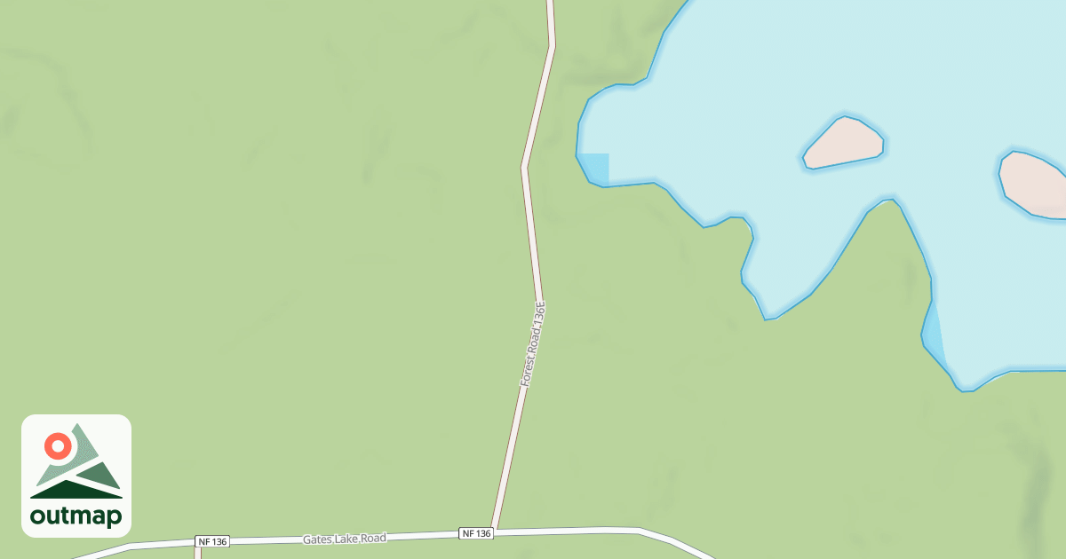 Map of FR 136E