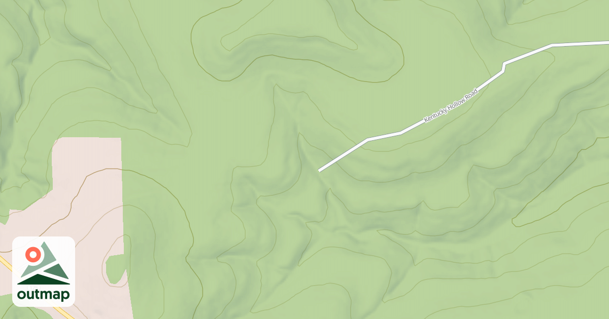 Map of KENTUCKY RIDGE