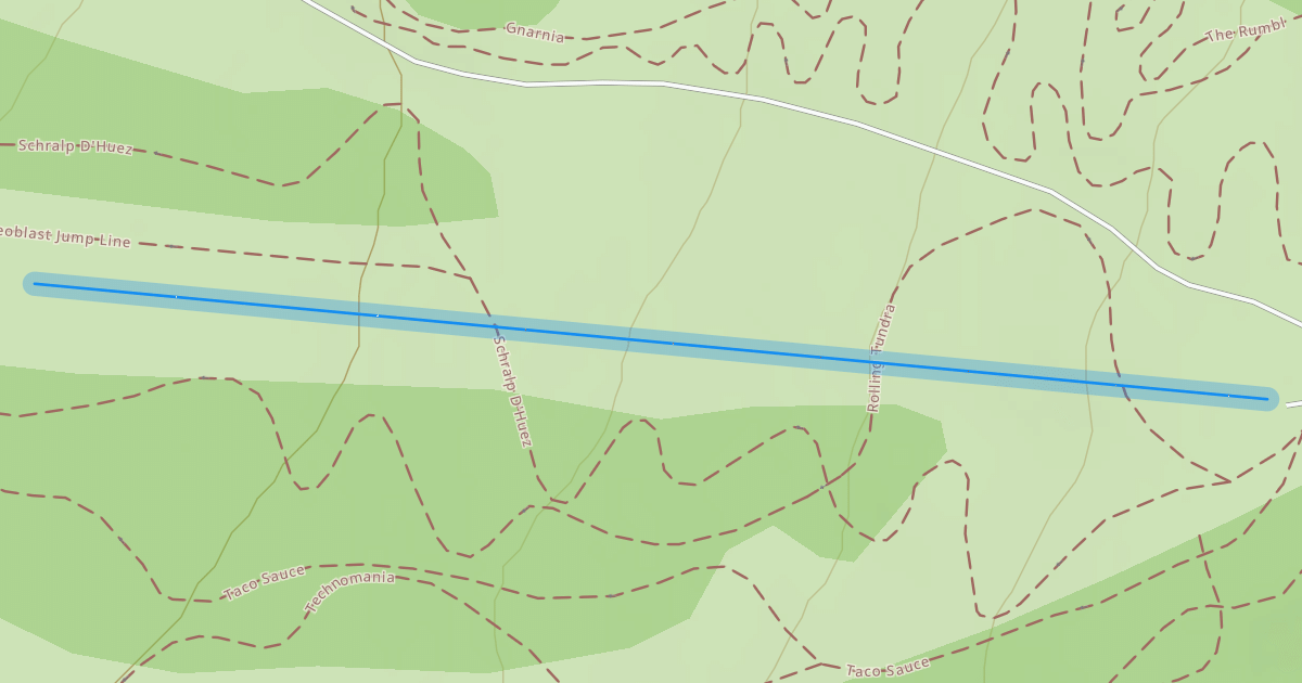 Map preview of Hilltop Terrain Park