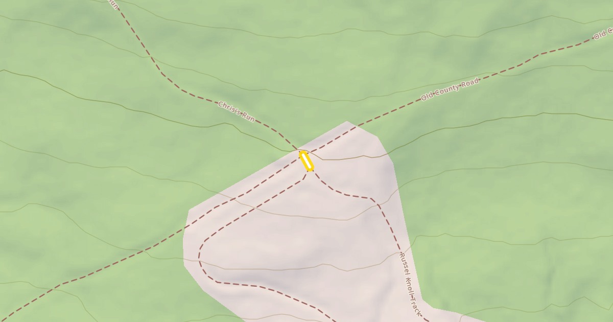 Map preview of Russel Knoll Track