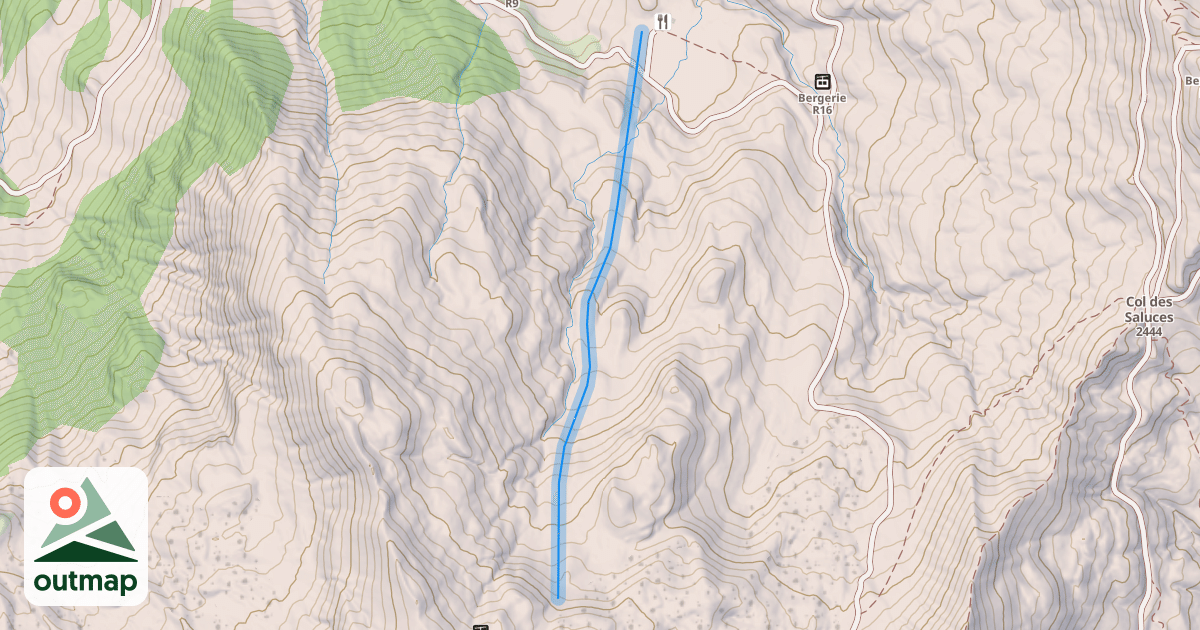 Map of Clos Chardon