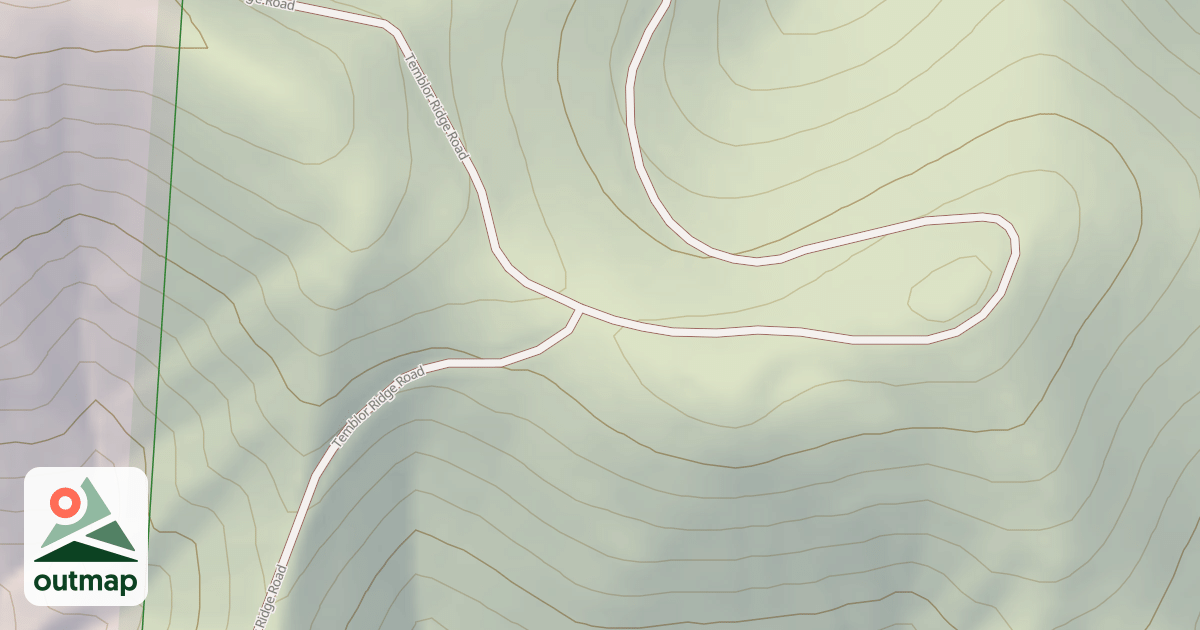 Map of 16049: Temblor Ridge