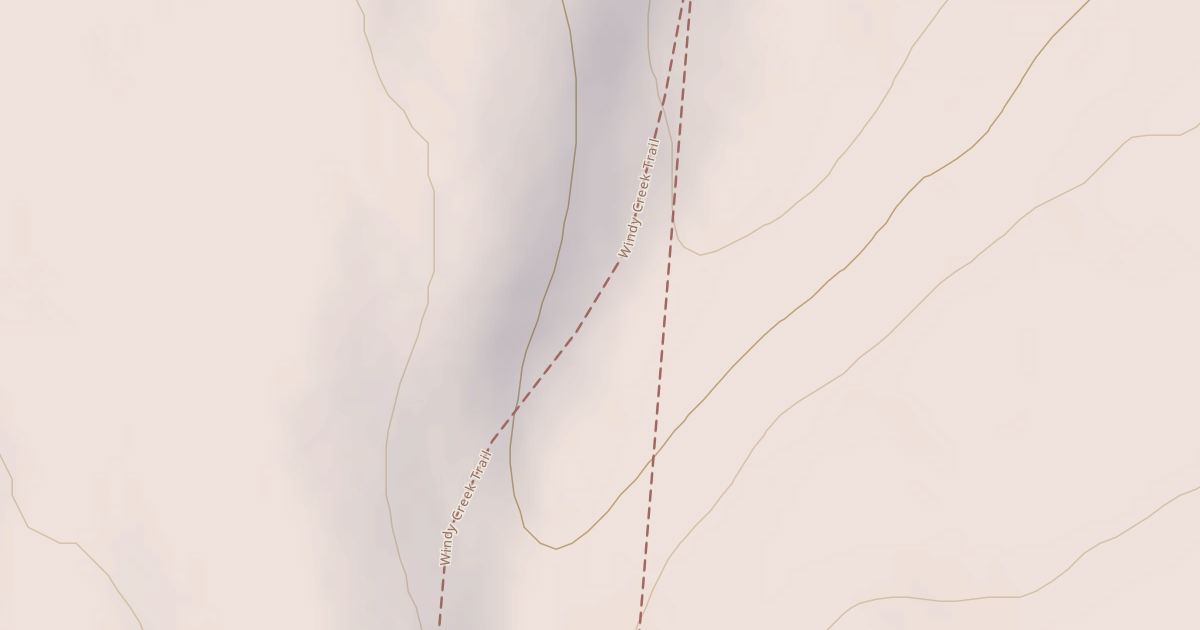 Map preview of Windy Creek Subsistence Ohv Trail