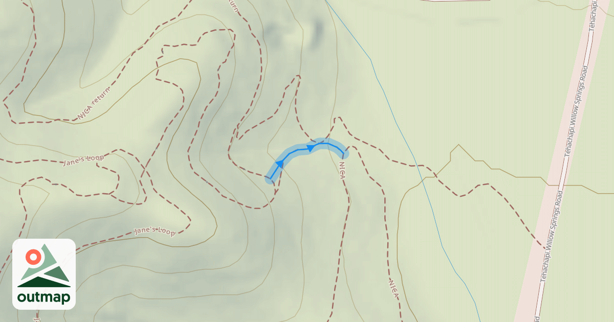 Map of Lower Oaks and Stones