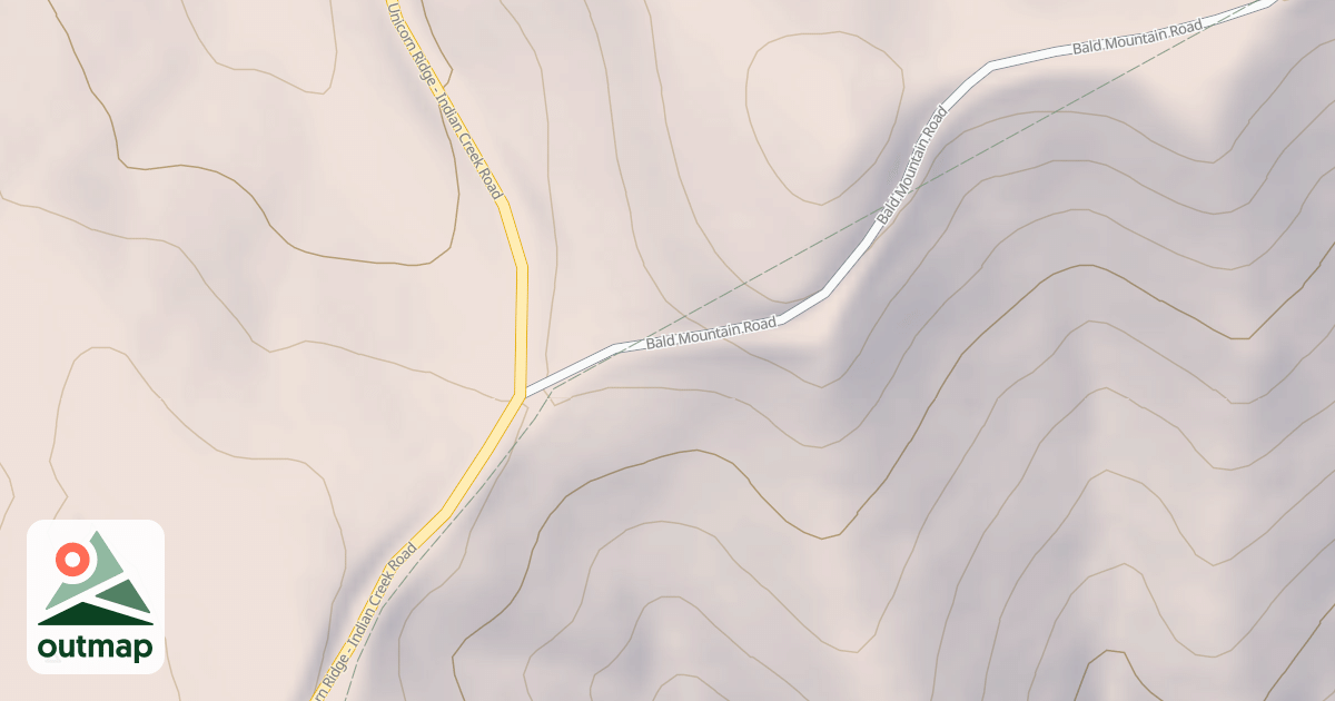 Map of BALD MOUNTAIN