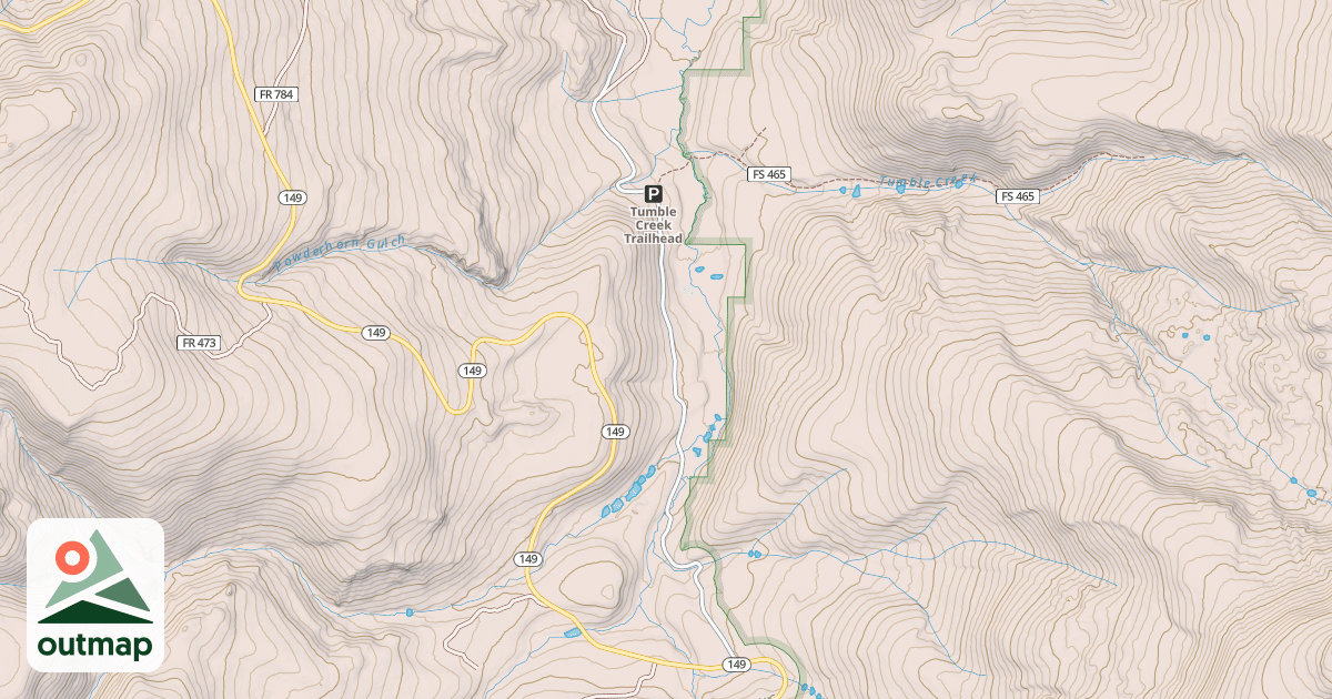 Map of Gardner Ridge Snowmobile