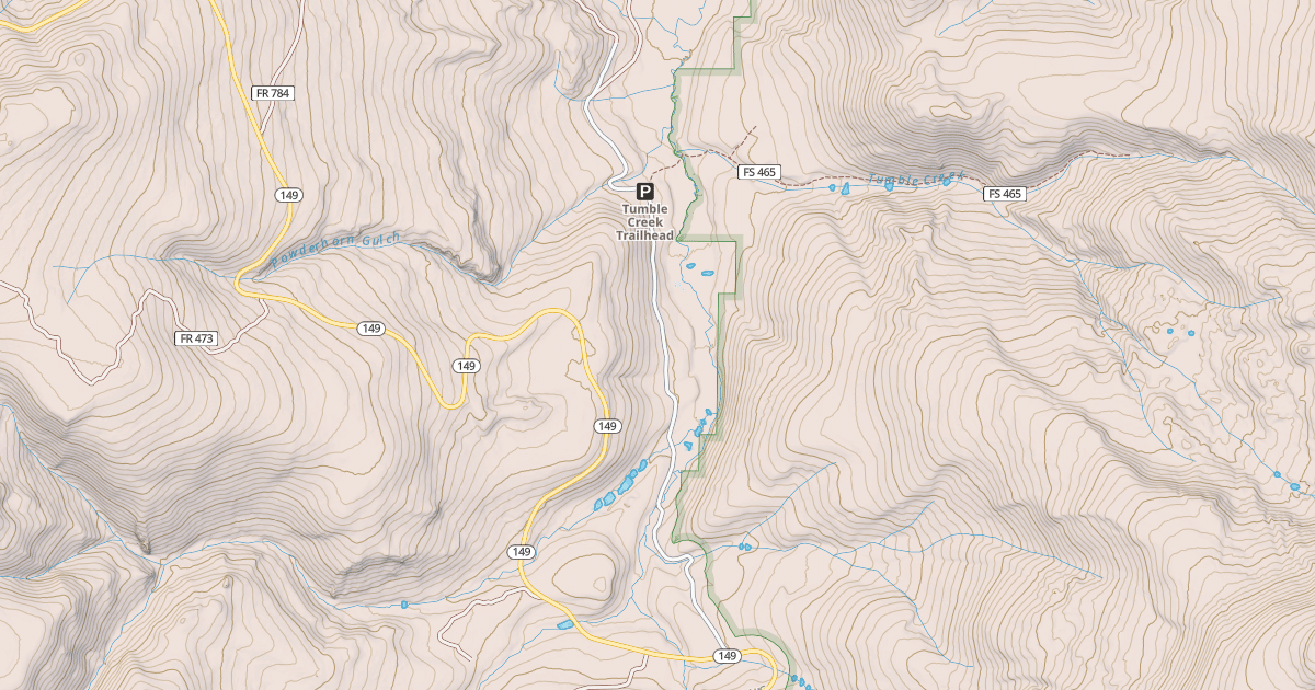 Map preview of Gardner Ridge Snowmobile
