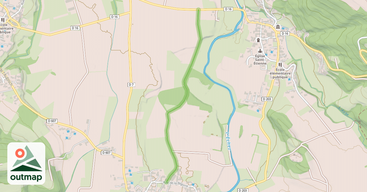 Map of Chemin de Campespieux