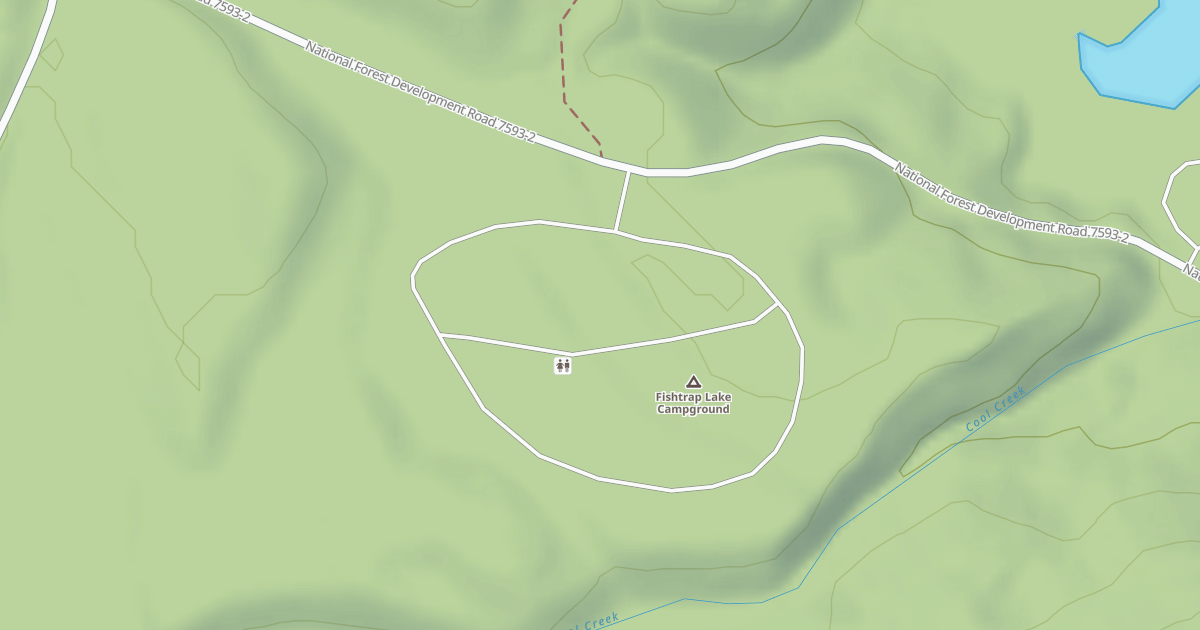 Map preview of FISHTRAP CAMPGROUND LOOP