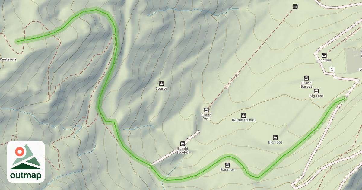 Map of Gentiane Variante