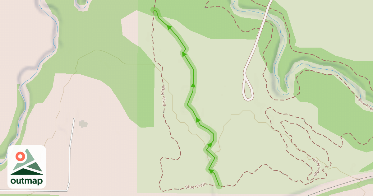 Map of Black Trail