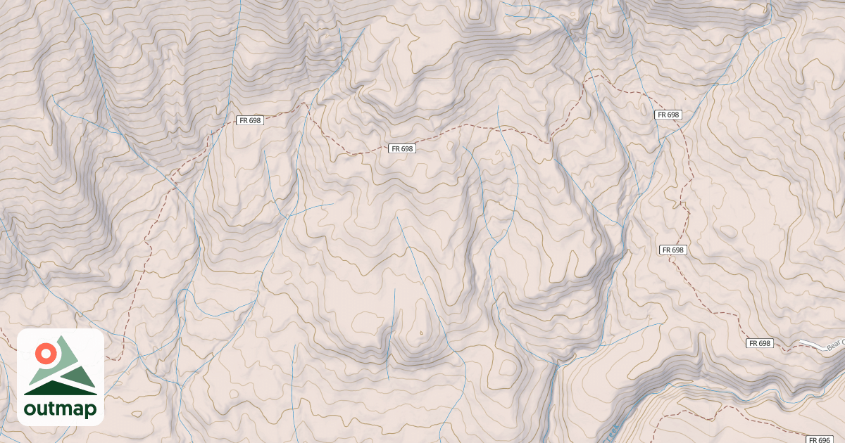 Map of Bear Creek