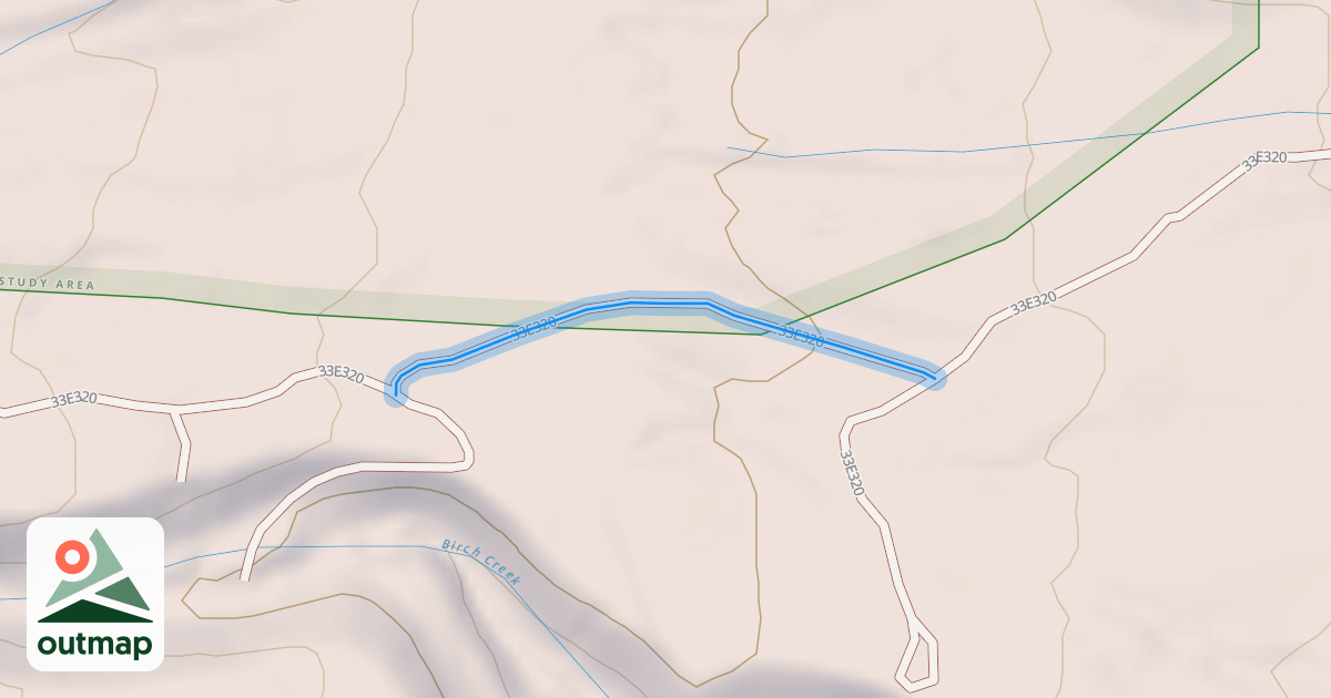Map of 33E320