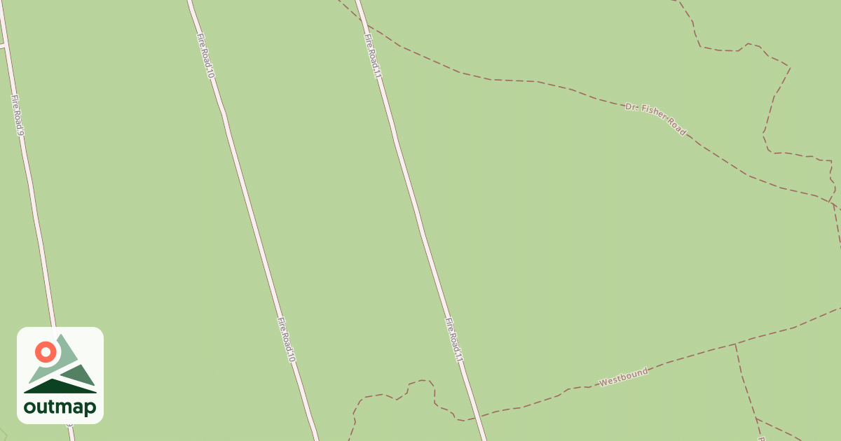 Map of Fire Road 52