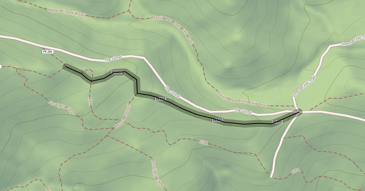Map preview of Wrong Turn Trail