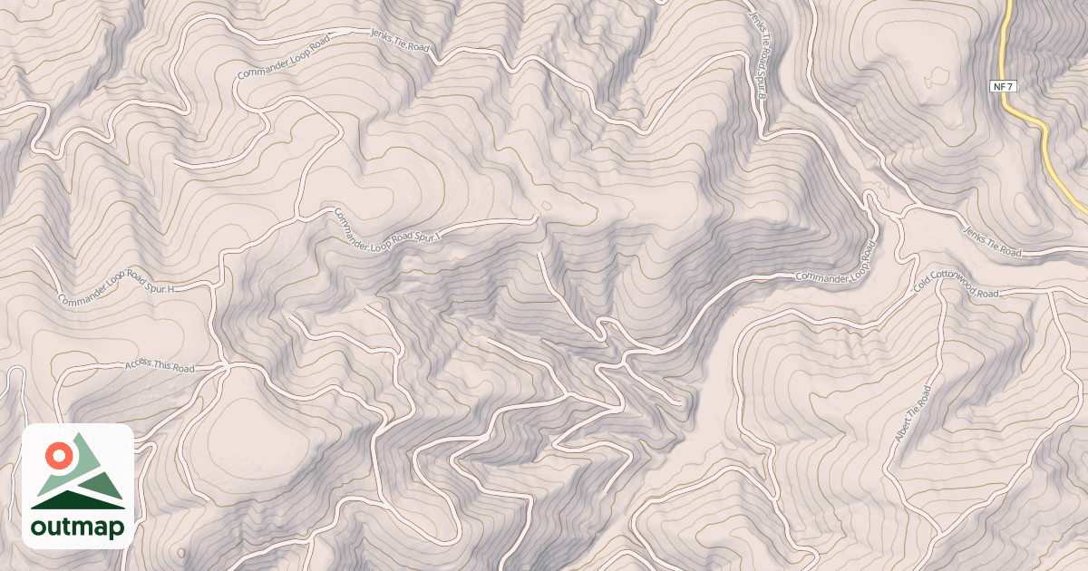 Map of COMMANDER LOOP