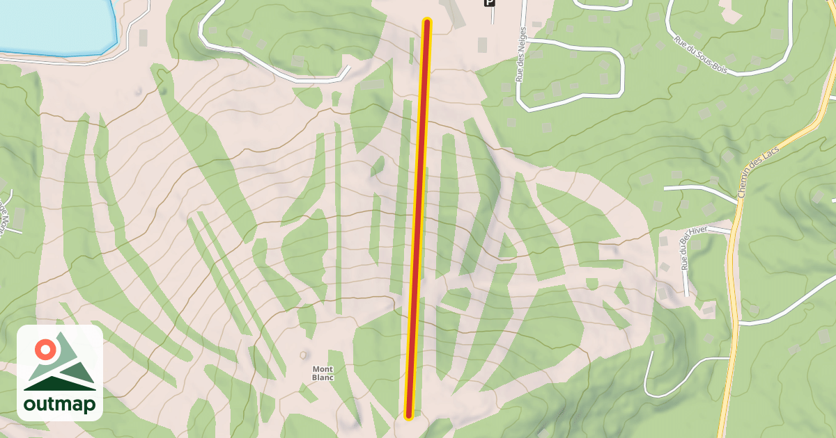 Map of Triple Blanc