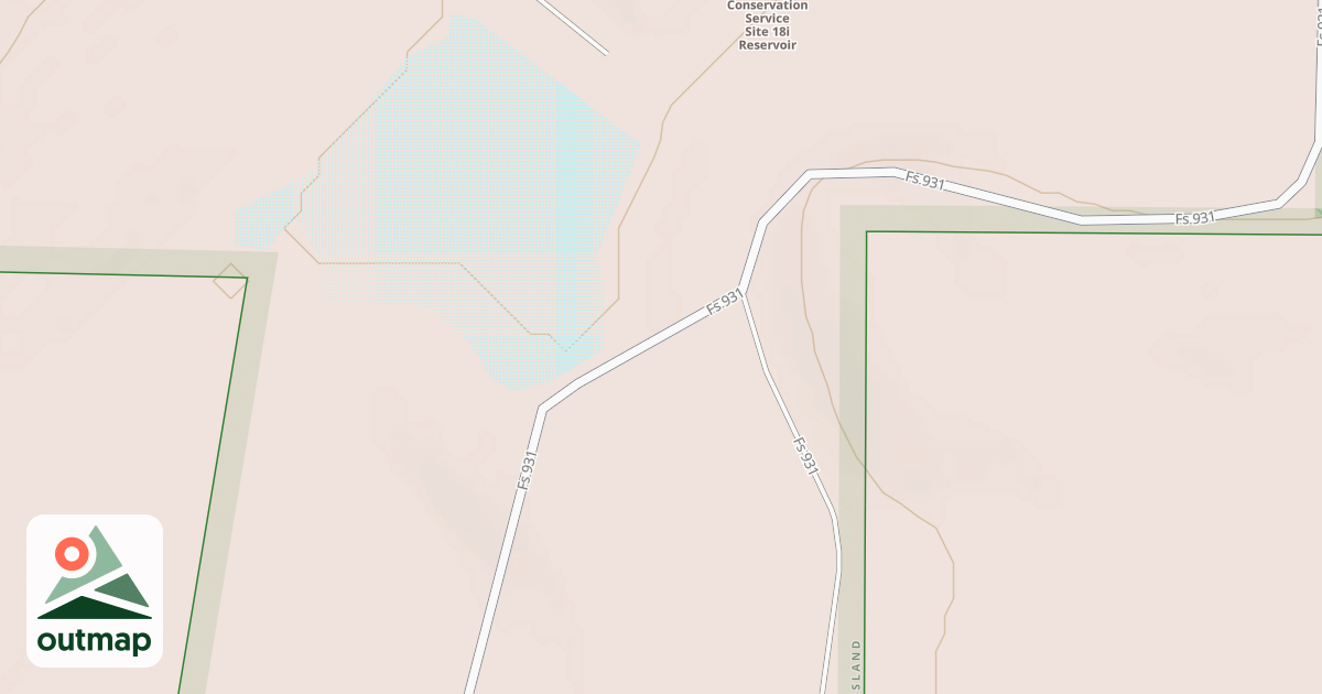 Map of BICKLEY POND