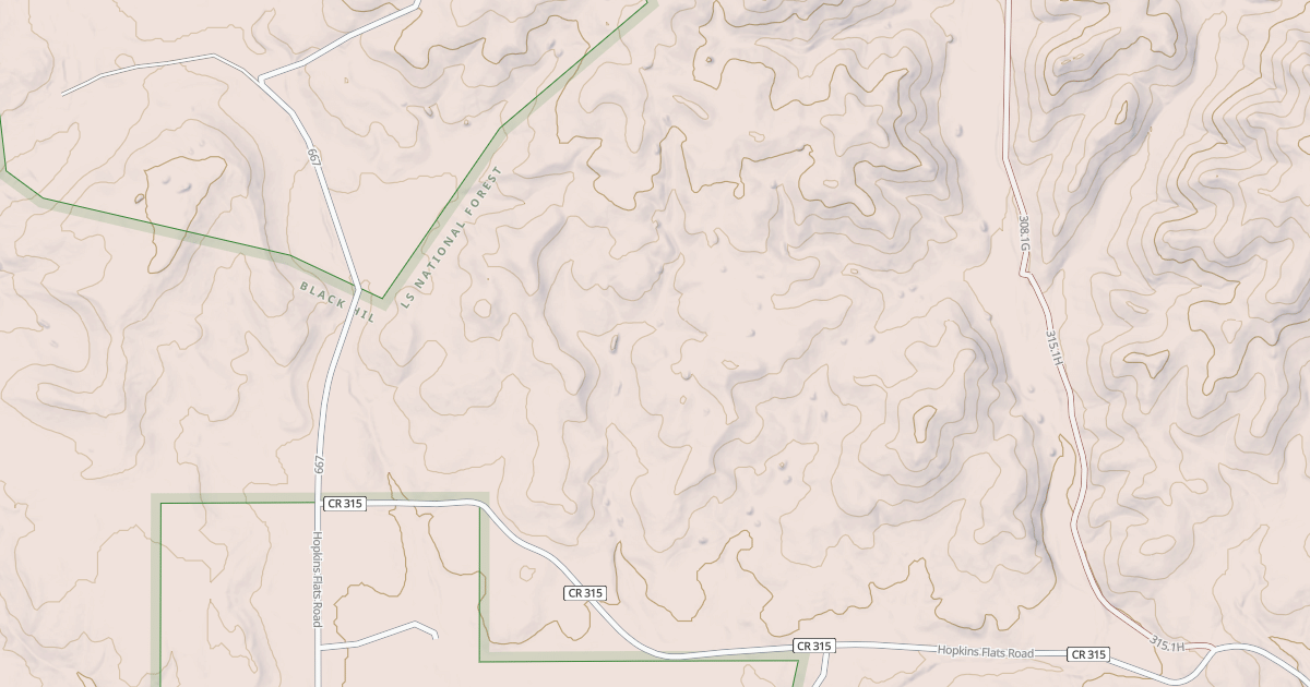 Map preview of HOPKINS FLAT BR 1J