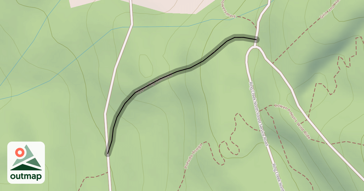 Map of Upper Big Schmeat