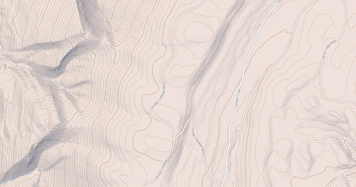 Map preview of HOBBLE SPUR C