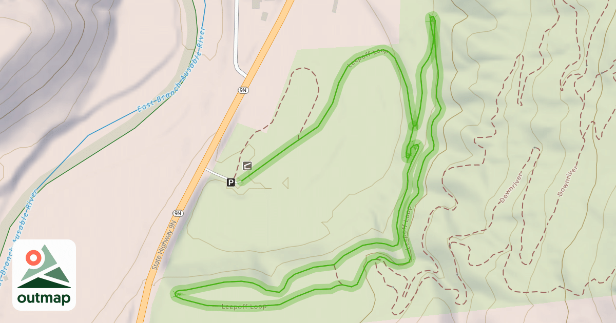 Map of Leepoff Loop