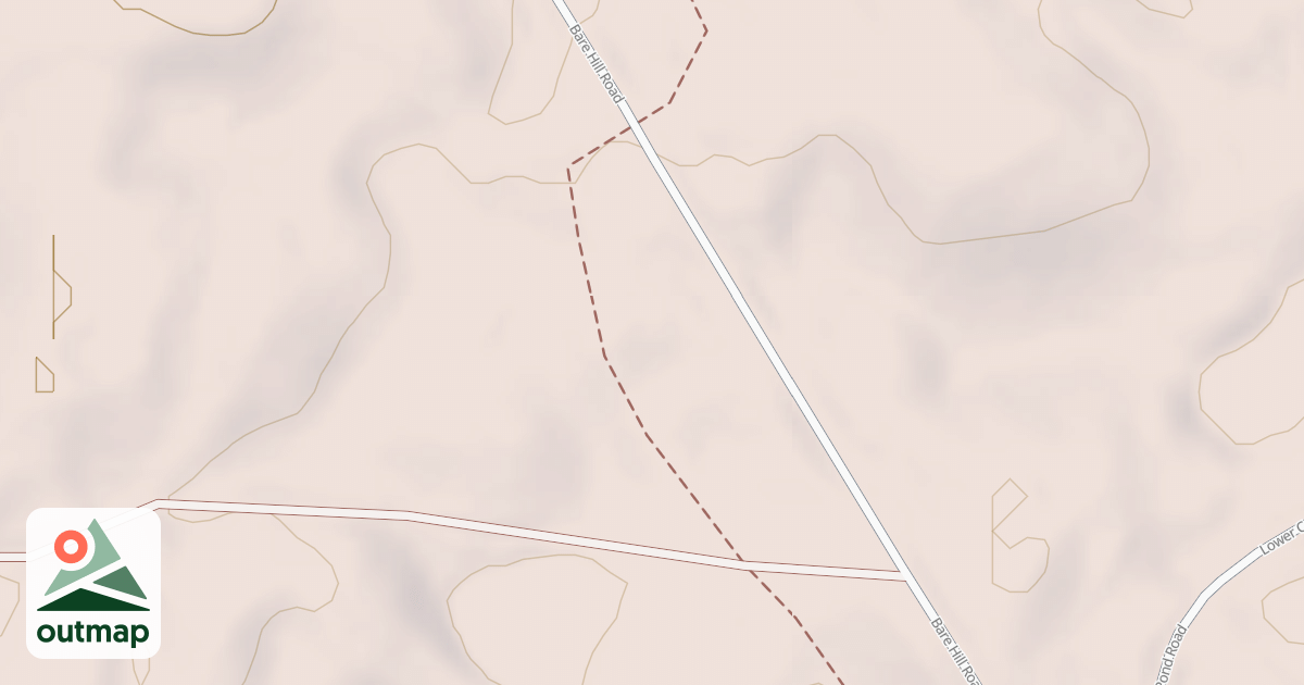 Map of Rocky Pond Path