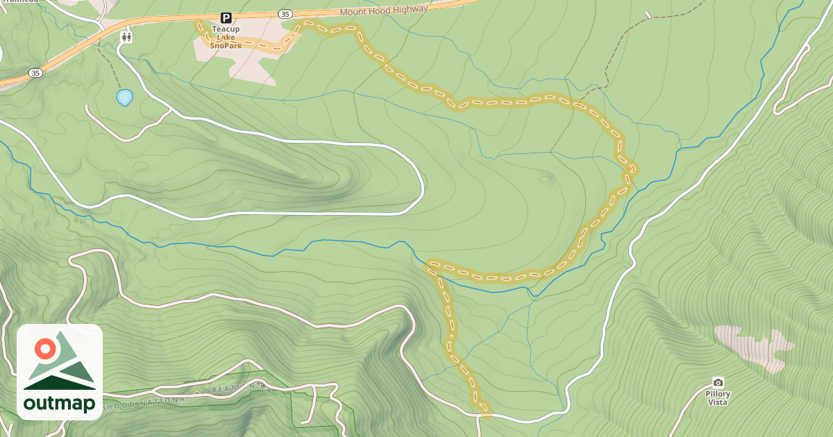 Map of Meadows Creek Trail